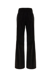 Black stretch cotton pants -  | High Quality Luxury Handbag Shop