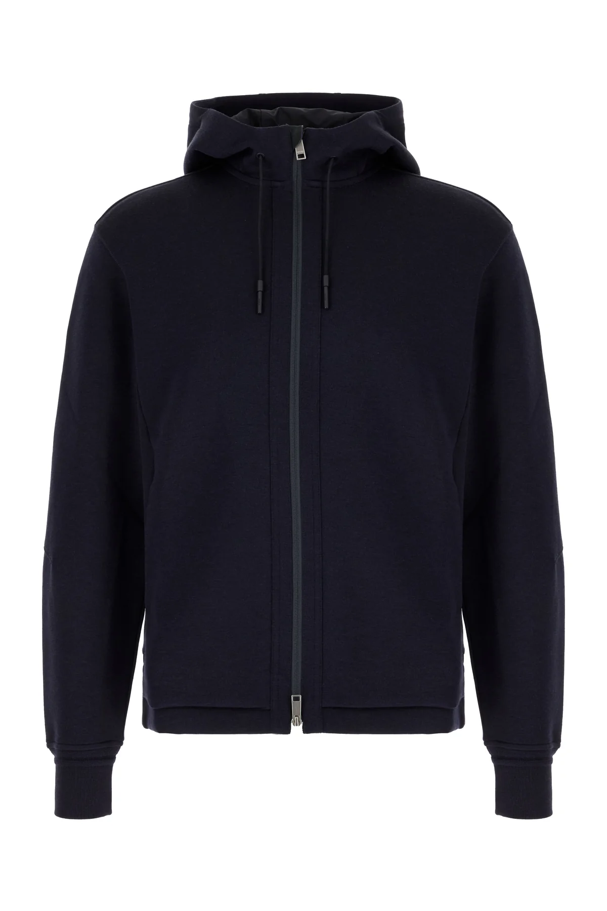 Midnight blue wool blend sweatshirt -  | High Quality Luxury Handbag Shop