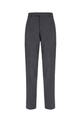 Dark grey wool pants -  | High Quality Luxury Handbag Shop