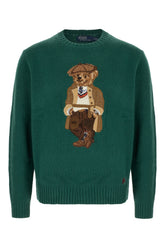 Green wool blend sweater -  | High Quality Luxury Handbag Shop