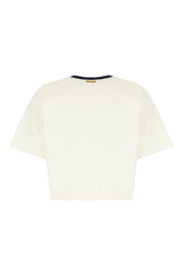 Ivory cotton t-shirt -  | High Quality Luxury Handbag Shop