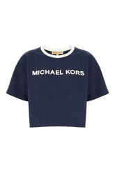 Navy blue cotton t-shirt -  | High Quality Luxury Handbag Shop
