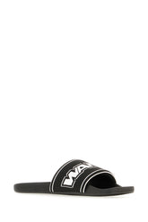 Slippers in gomma nera -  | High Quality Luxury Handbag Shop
