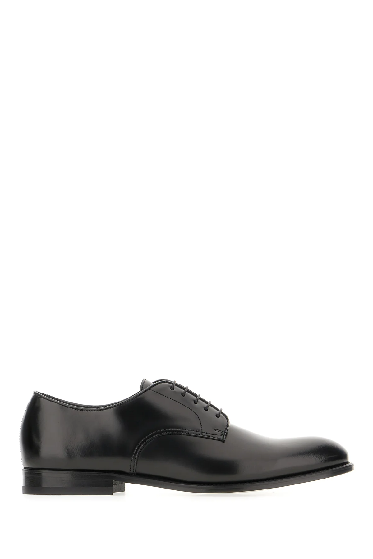 Black leather lace-up shoes -  | High Quality Luxury Handbag Shop