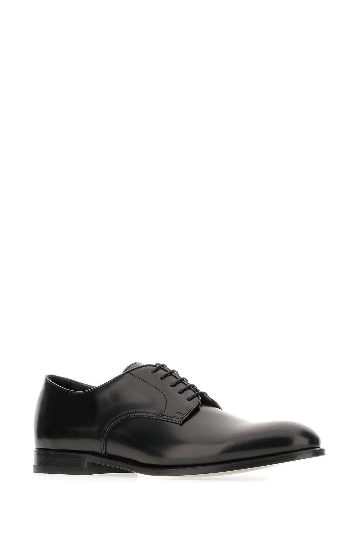 Black leather lace-up shoes -  | High Quality Luxury Handbag Shop