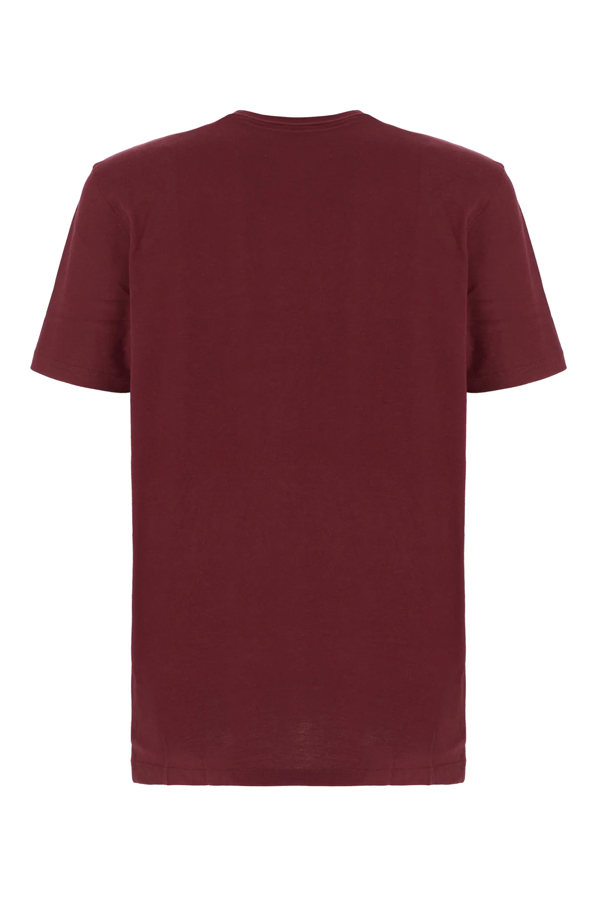 T-shirt in cotone bordeaux -  | High Quality Luxury Handbag Shop