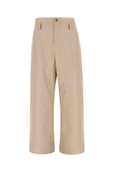 Dove grey cotton pants -  | High Quality Luxury Handbag Shop