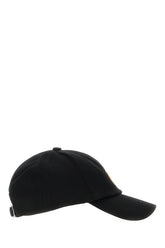 Black cotton baseball cap -  | High Quality Luxury Handbag Shop