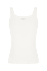 Top in cotone bianco -  | High Quality Luxury Handbag Shop