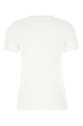 T-shirt in cotone bianco -  | High Quality Luxury Handbag Shop