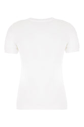T-shirt in cotone bianco -  | High Quality Luxury Handbag Shop