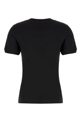 T-shirt in cotone nero -  | High Quality Luxury Handbag Shop
