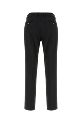 Black stretch wool pants -  | High Quality Luxury Handbag Shop