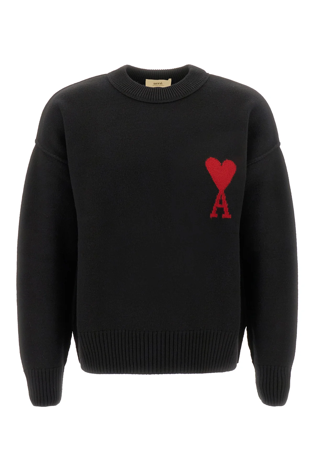 Black virgin wool oversize sweater -  | High Quality Luxury Handbag Shop