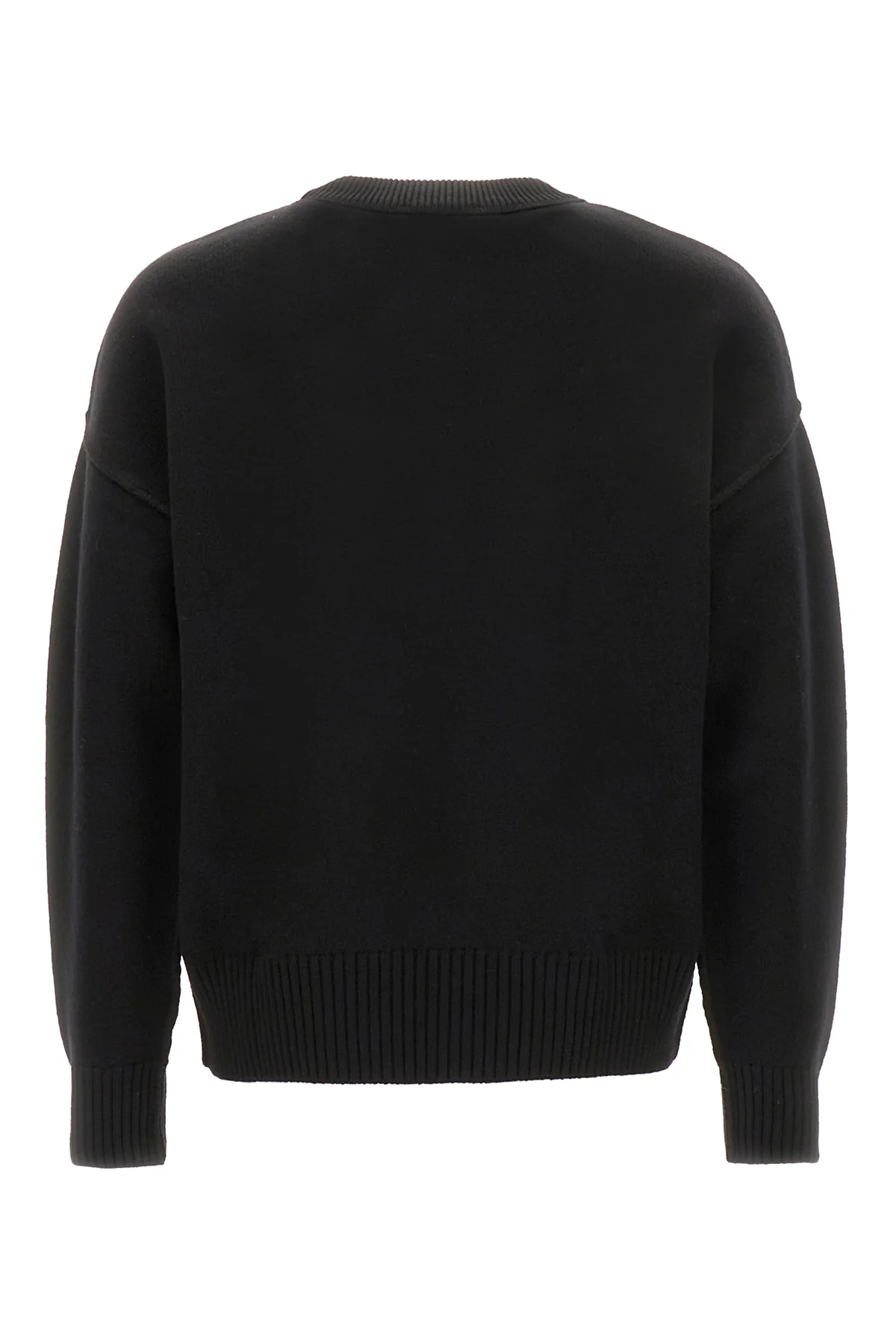 Black virgin wool oversize sweater -  | High Quality Luxury Handbag Shop