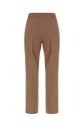 Biscuit stretch polyester blend pants -  | High Quality Luxury Handbag Shop