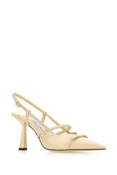 Cream leather Danica pumps -  | High Quality Luxury Handbag Shop