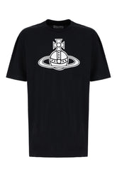 Black cotton oversize t-shirt -  | High Quality Luxury Handbag Shop