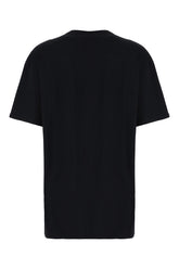 Black cotton oversize t-shirt -  | High Quality Luxury Handbag Shop