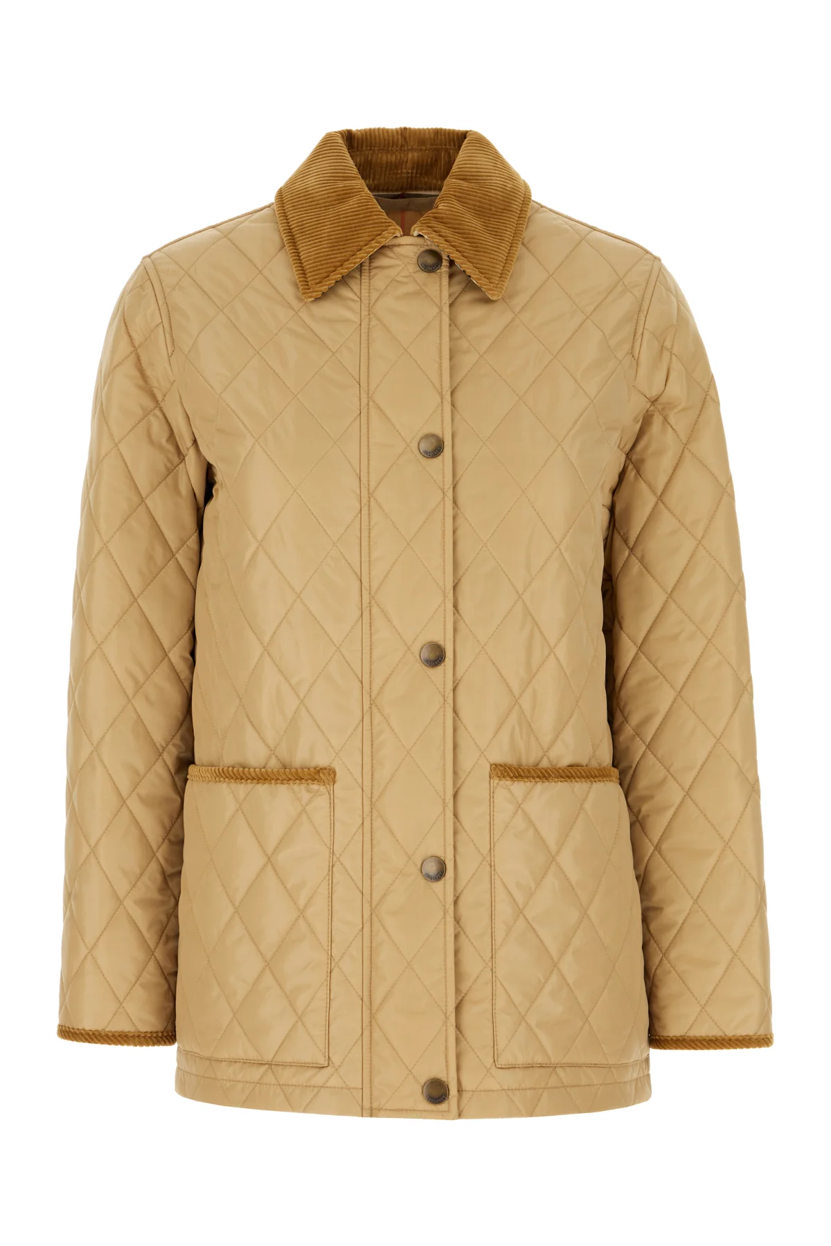 Beige nylon padded jacket -  | High Quality Luxury Handbag Shop