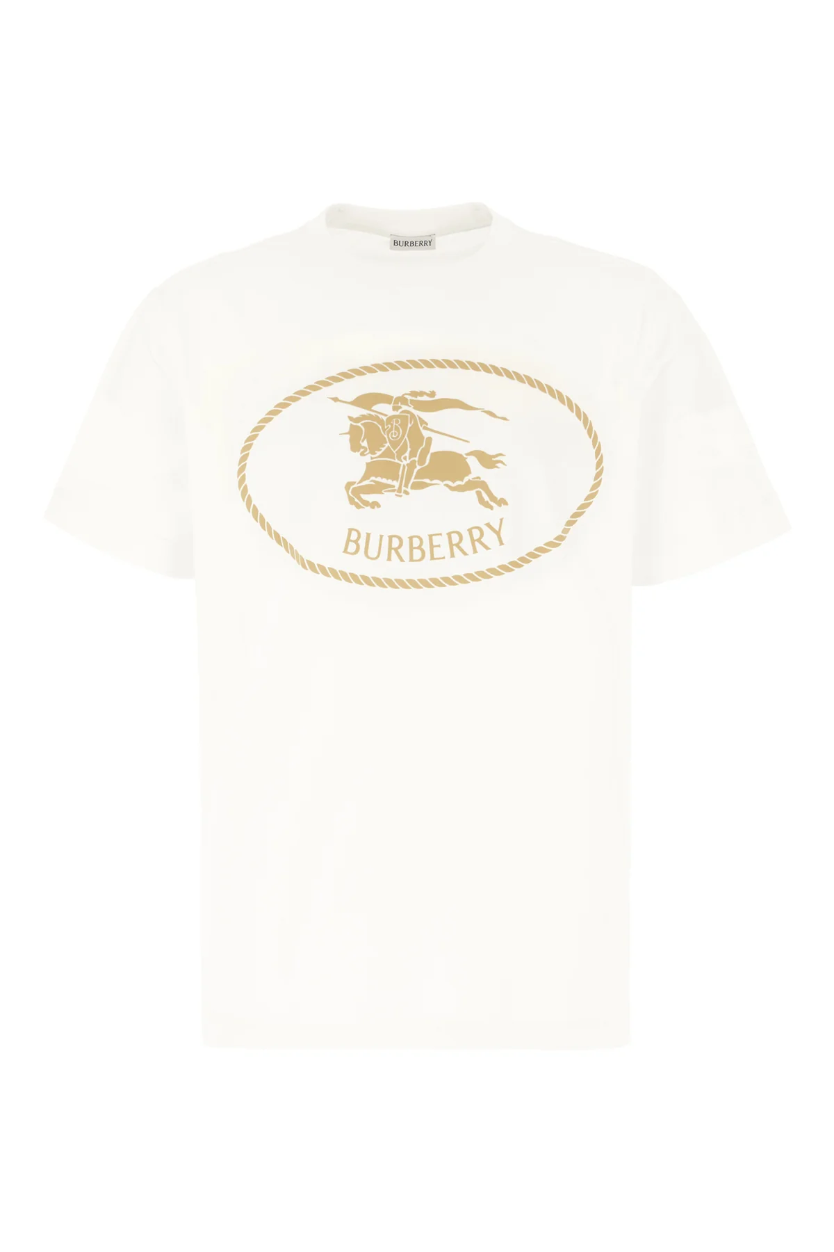 Ivory cotton t-shirt -  | High Quality Luxury Handbag Shop