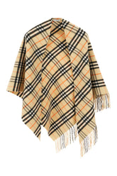 Embroidered wool blend cape -  | High Quality Luxury Handbag Shop