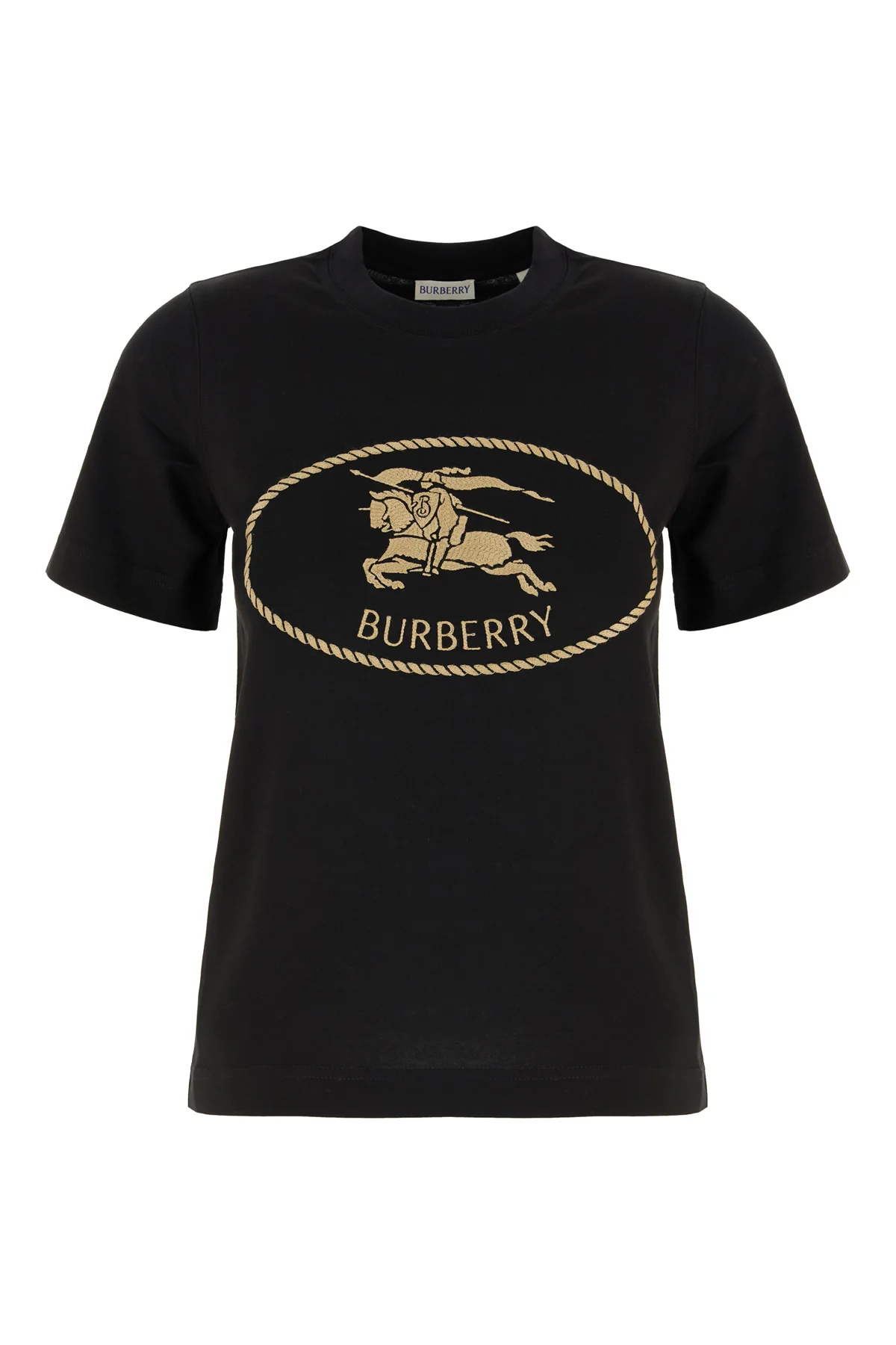 Black cotton t-shirt -  | High Quality Luxury Handbag Shop