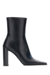 Black leather ankle boots -  | High Quality Luxury Handbag Shop