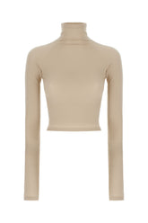 Cappuccino stretch nylon top -  | High Quality Luxury Handbag Shop
