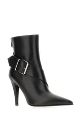 Black leather ankle boots -  | High Quality Luxury Handbag Shop
