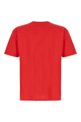 Red cotton t-shirt -  | High Quality Luxury Handbag Shop