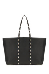 Borsa shopping Rockstud in pelle nera -  | High Quality Luxury Handbag Shop