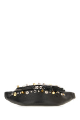 Black leather Nellcôte belt bag -  | High Quality Luxury Handbag Shop