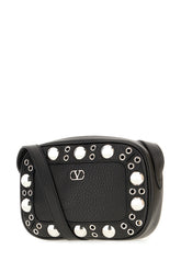 Black leather Nellcôte crossbody bag -  | High Quality Luxury Handbag Shop