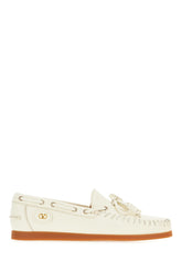 Ivory leather loafers -  | High Quality Luxury Handbag Shop