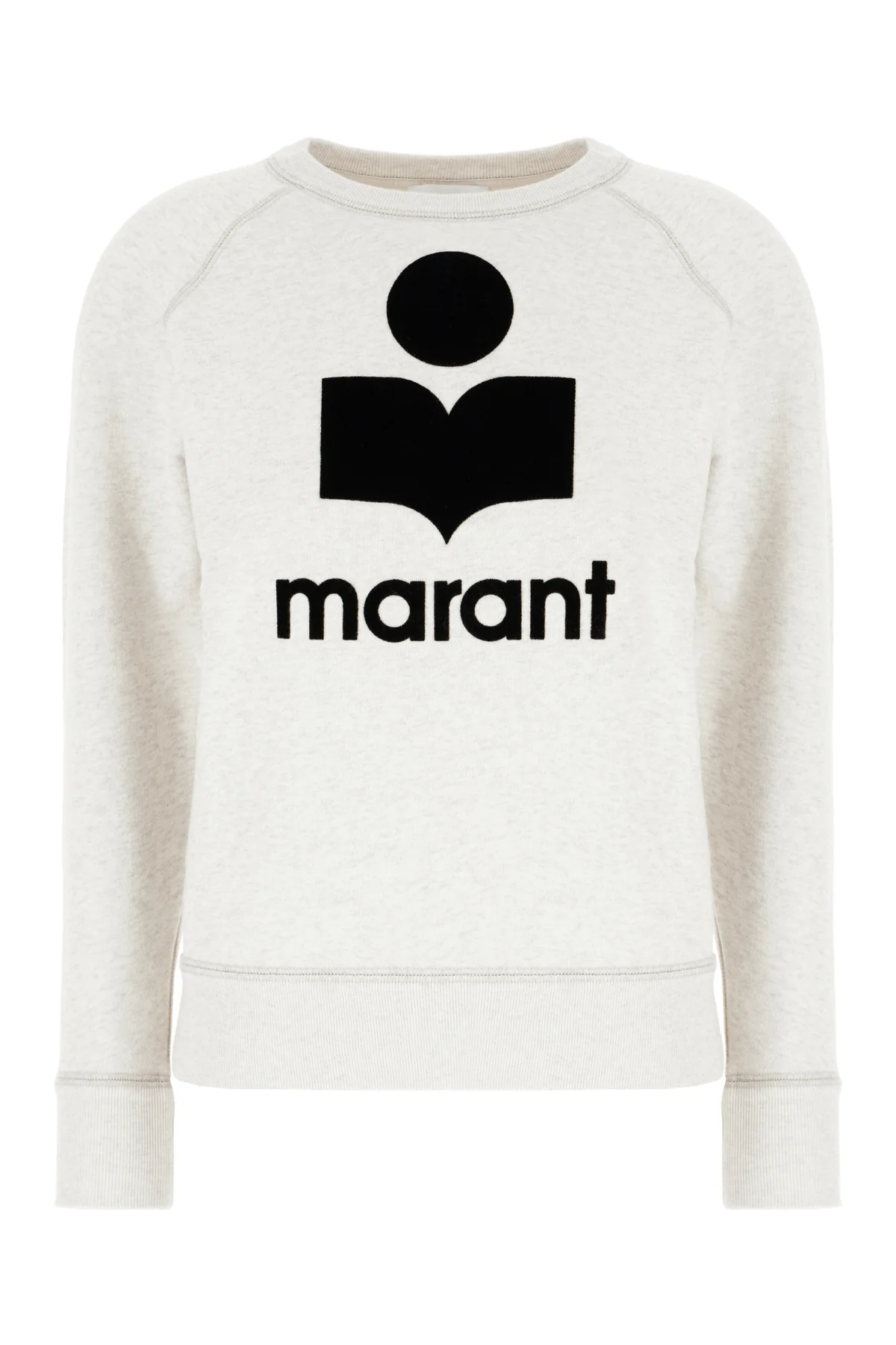 Light grey cotton blend sweatshirt -  | High Quality Luxury Handbag Shop