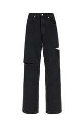 Jeans Scott in denim nero -  | High Quality Luxury Handbag Shop