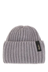 Grey wool beanie hat -  | High Quality Luxury Handbag Shop