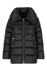 Black polyester Natalia down jacket -  | High Quality Luxury Handbag Shop
