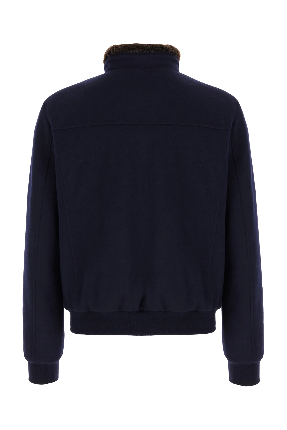 Midnight blue wool blend Bellati down jacket -  | High Quality Luxury Handbag Shop