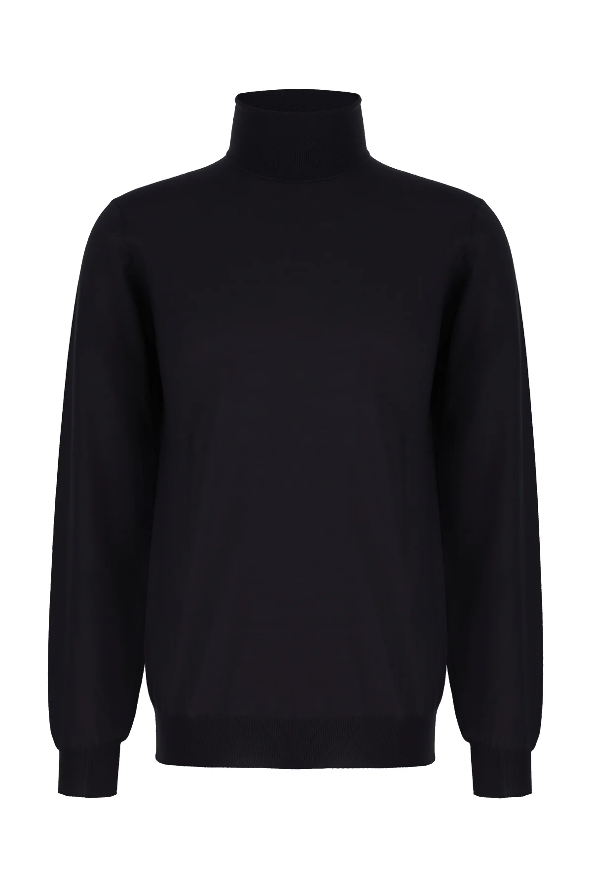 Maglione in lana blu notte -  | High Quality Luxury Handbag Shop