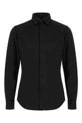 Camicia in nylon stretch nero -  | High Quality Luxury Handbag Shop