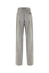 Embroidered stretch wool pants -  | High Quality Luxury Handbag Shop
