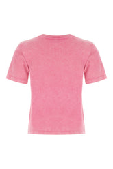 T-shirt in cotone rosa -  | High Quality Luxury Handbag Shop