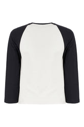 T-shirt in cotone bicolor -  | High Quality Luxury Handbag Shop