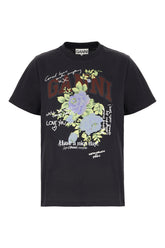 Charcoal cotton t-shirt -  | High Quality Luxury Handbag Shop