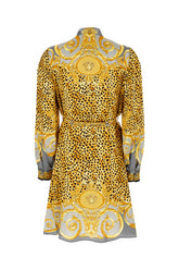 Printed silk dress -  | High Quality Luxury Handbag Shop