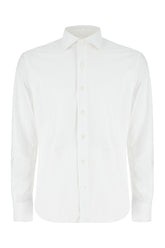 Camicia in nylon stretch bianco -  | High Quality Luxury Handbag Shop