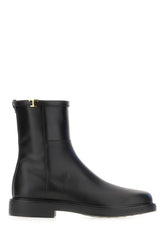 Black leather ankle boots -  | High Quality Luxury Handbag Shop