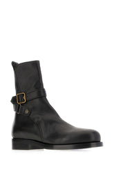 Black leather ankle boots -  | High Quality Luxury Handbag Shop